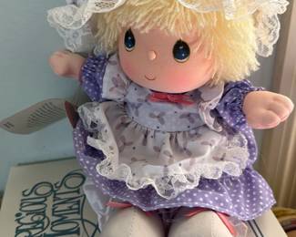 precious moments purple dress doll