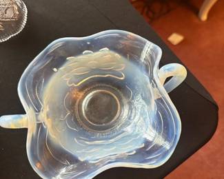 opalescent glass bowl
