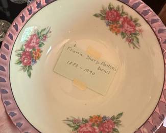 vintage ceramic serving bowl