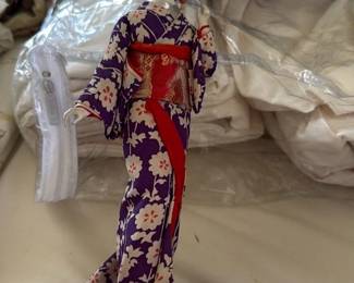 vintage Japanese geisha doll
