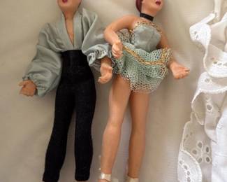 vintage Flagg flexible dancer dolls