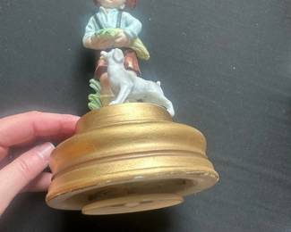 vintage musical figurine