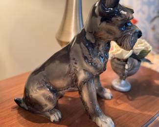 VIntage large ceramic Schnauzer 