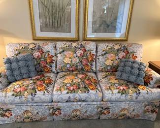 close up of the charming sofa 