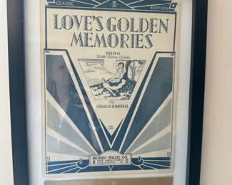 Love's Golden Memories Sheet Music