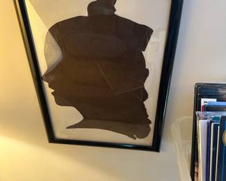 Silhouette Portrait Framed Art