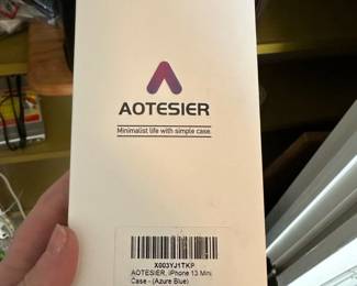 AOTESIER iPhone 13 Mini Case Azure Blue