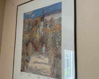 Monet Le Jardin à Vétheuil Print