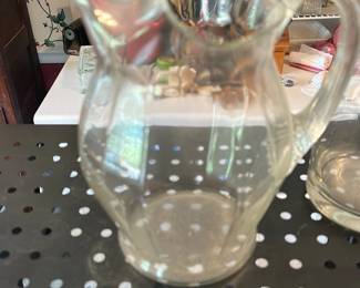 Clear Glass Kitchen Pitcher