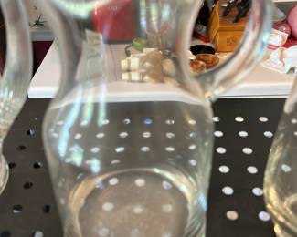 Clear Glass Kitchen Pitcher