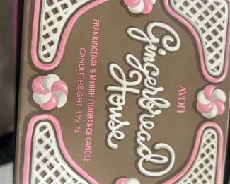 Avon Gingerbread House Candle