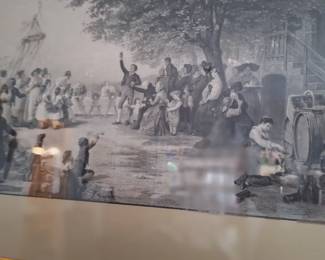 Black & White Lithograph