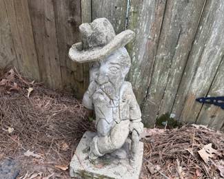 Colonel Reb Concrete Statue