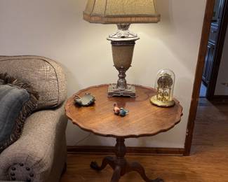 Carved Lamp Table