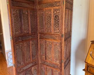 Carved Room Divider