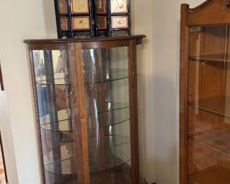 Rounded Curio Cabinet