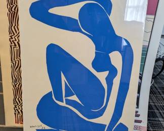 Blue Nude 1 (Nu Bleu 1) by Henry Matisse