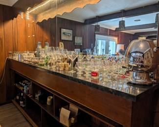 Lots of vintage barware