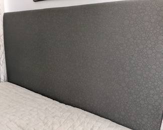Handmade upholstered headboard for king size bed
