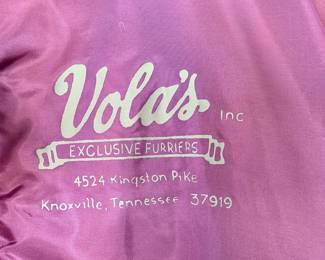 Vintage Vola's Exclusive Furriers Knoxville, TN furs