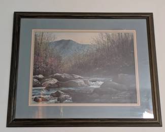 Another Robert A. Tino framed print, doubled signed and numbered