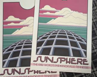 World's fair Sunsphere posters