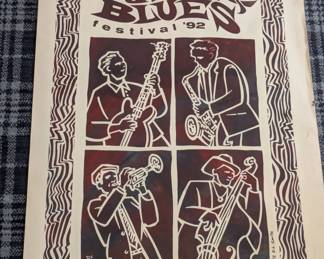 Knoxville Jazz and Blues festival poster