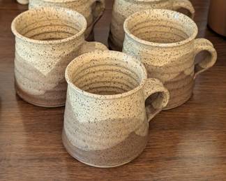 Great set of pottery mugs