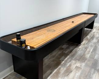 Champion length shuffleboard (16') made in Richland Hills, Texas