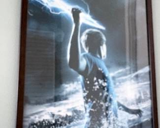 Percy Jackson print - framed