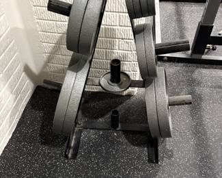 ParaBody Weights - part of set with squat rack and bars
