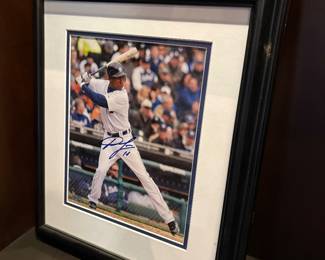 Detroit Tigers - signed - framed