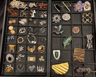 Costume Jewelry: pins, earrings and more