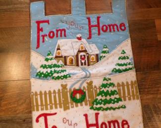 Vintage 1950's/60's Christmas Wall Hanger