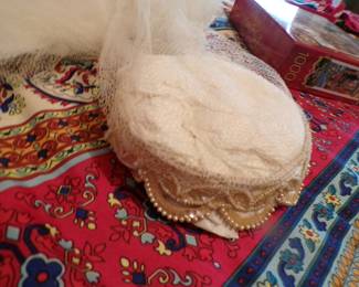 1950's Vintage Wedding Veil Head Piece