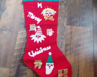 1950's Christmas Stocking