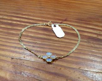 14K and Opal Bracelet