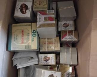 Beer labels never used