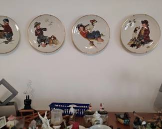 Norman Rockwell plates