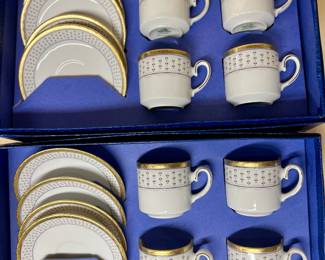 Porcelain cup and saucer boxed sets