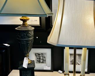 Two table lamps