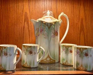 Antique coffee/chocolate set