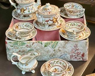 Porcelain tea set