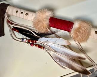Replica Native American folk art Tomahawk