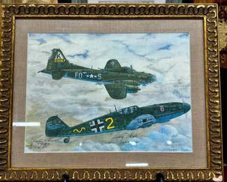 Original Vintage “The Ultimate Honor” signed art 