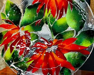 Hand painted platter
