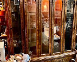 Lighted China cabinet by Heritage