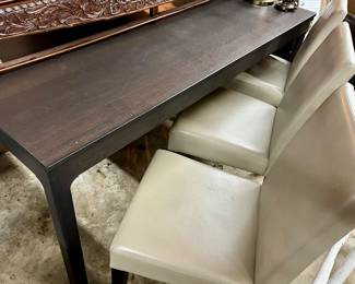Contemporary dining table & chairs