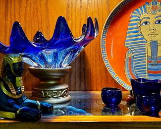 Egyptian themed art, decor, etc.