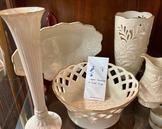 Vintage Lenox porcelain with gold trim